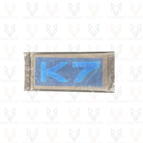 آرم نوشتاری عقب KMC K7